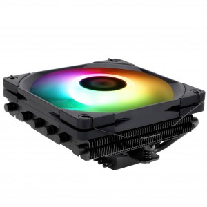 Thermalright AXP120 X67 ARGB alacsony profilú CPU-hűtő – 120 mm, fekete (AXP120 X67 BLACK ARGB)