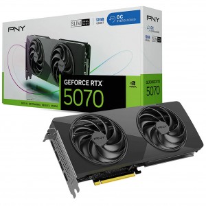 PNY GeForce RTX 5070 Slim OC grafikus kártya, 12288 MB GDDR7 (VCG507012DFSXPB1-O)