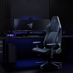 Razer Iskur V2 NewGen ergonomikus gaming szék - fekete (RZ38-ISKUR-V2-BK)