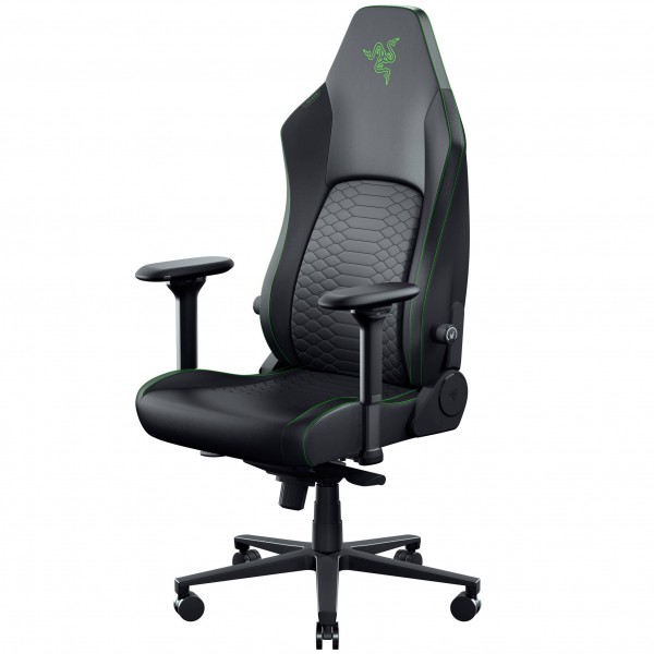 Razer Iskur V2 NewGen ergonomikus gaming szék - fekete/zöld (RZ38-04900700-R3G1)