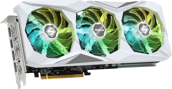ASRock Radeon RX 7600 XT Steel Legend 16GB OC videokártya (90-GA4ZZZ-00UANF)