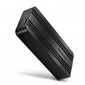 AXAGON EEM2-40G ARMORED fekete USB4 M.2 NVMe SSD-ház (EEM2-40G)
