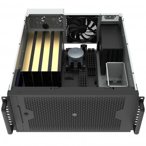 SilverStone RM53-502 5U rackbe szerelhető szerverház SSI-EEB támogatással (SST-RM53-502)