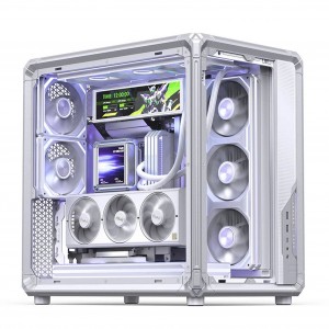 Jonsbo A50 White vertikális videokártya-tartó 175 mm-es PCIe 5.0 Riser kábellel (A50 WHITE)