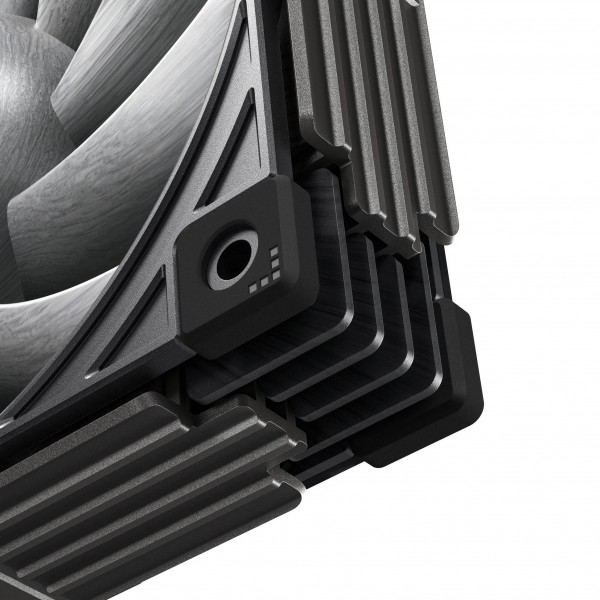 Sudokoo Mach120 PWM 3 darabos 120 mm-es házventilátor készlet fekete (R-MACH120-GYWPN3-GAS)