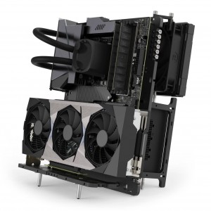 Streacom BC1 Vertical GPU Kit fekete vertikális GPU tartó (ST-BC1B-VGPU)