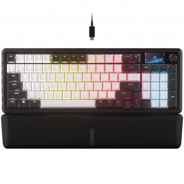 Corsair VANGUARD 96 mechanikus gaming billentyűzet, RGB, 8000 Hz, ISO DE (CH-91E921E-DE)