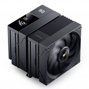 Jonsbo CC90 Black Dual Tower processzorhűtő, 285 W TDP, 130 mm PWM ventilátorral (CC90 Black)