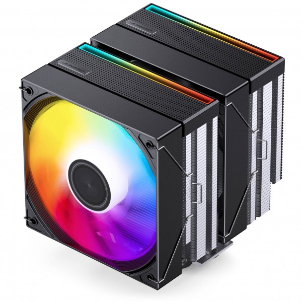 Jonsbo CB80 Black Dual Tower processzorhűtő, 260 W TDP, 2 × 120 mm PWM RGB (CB80 BLACK COLOR)