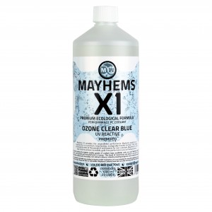 Mayhems X1 Eco Premix UV Clear Blue Ozone 1 literes készre kevert vízhűtő folyadék (MX1P1LCBX6)
