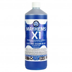 Mayhems X1 Eco Premix UV Blue Electric Ocean 1 literes készre kevert hűtőfolyadék (MX1P1LBLX6)