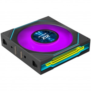 Lian Li UNI FAN SL-INF LCD FLEX Wireless Reverse Blade 120 mm fekete ARGB LCD ventilátor (G9F.12RSLIND1F1B.00)