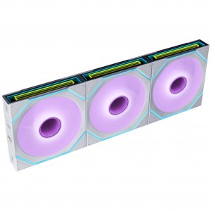 Lian Li UNI FAN SL-INF FLEX Wireless 120 mm fehér ARGB ventilátor, 3 darabos készlet vezérlővel (G9F.12SLIN1F3W.00)