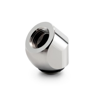 Thermal Grizzly DeltaMate 45° Glanz Nickel G1/4” forgatható könyökadapter (TG-DM-FIT-0315)