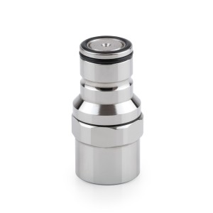 Thermal Grizzly DeltaMate F Glanz Nickel G1/4” apa gyorscsatlakozó kuplung (TG-DM-QDC-0320)