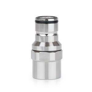 Thermal Grizzly DeltaMate F Glanz Nickel G1/4” apa gyorscsatlakozó kuplung (TG-DM-QDC-0320)