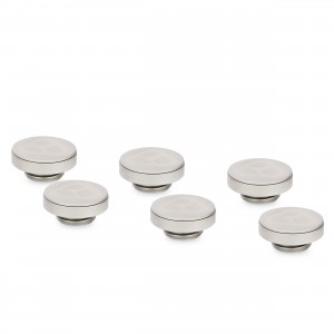Thermal Grizzly DeltaMate fényes nikkel G1/4” záródugó, 6 darabos csomag (TG-DM-FIT-6309)