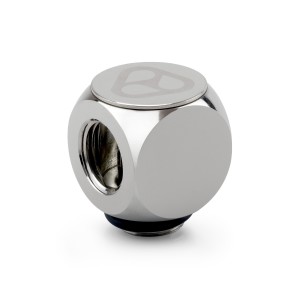 Thermal Grizzly DeltaMate T fényes nikkel G1/4” forgatható T-adapter (TG-DM-FIT-0304)