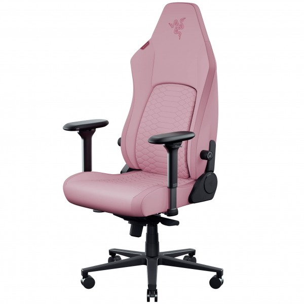 Razer Iskur V2 NewGen gamer szék, ergonomikus kialakítás, HyperFlex deréktámasz, 4D karfa, fekete/quartz (RZ38-04900900-R3G1)