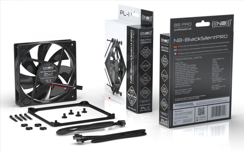Noiseblocker BlackSilent Pro Fan PL2 - 120mm /ITR-PL-2/