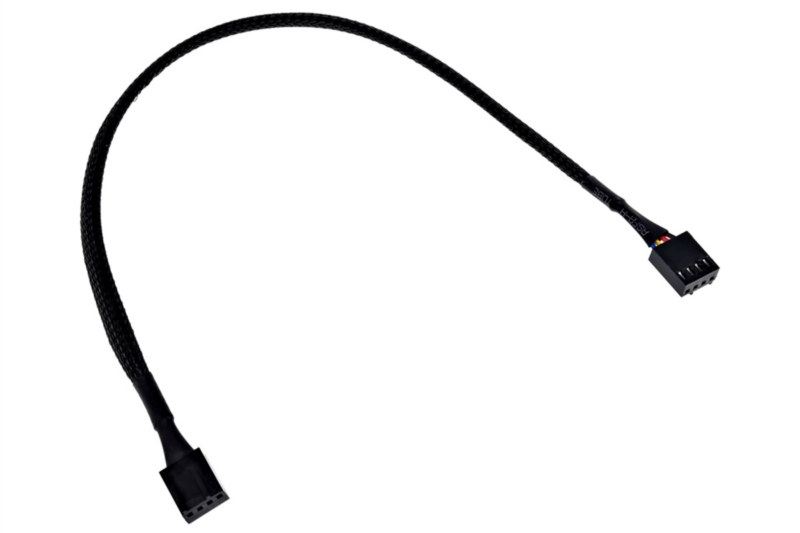 Phobya 4pin PWM adapter 30cm  APA- APA - fekete /1012290/
