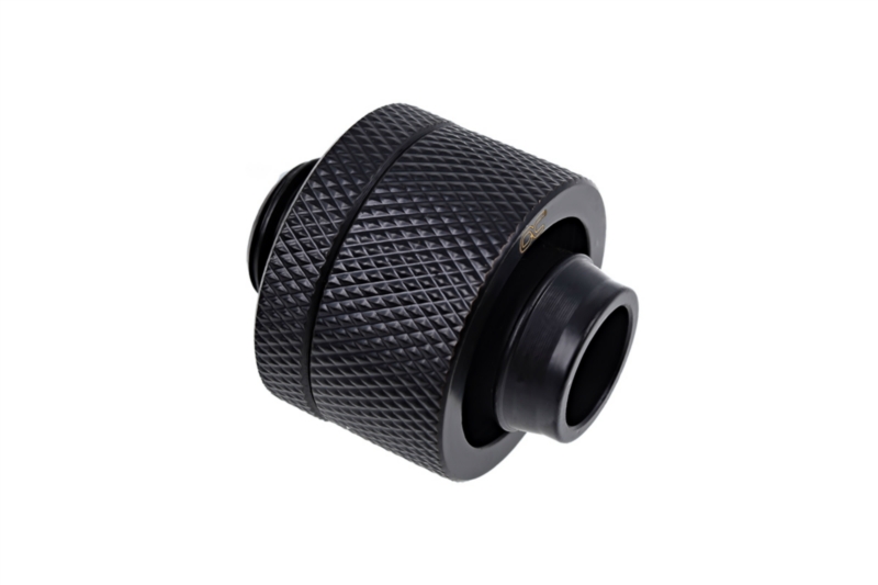 Alphacool Eiszapfen 19/13mm szorítógyűrűs csatlakozó G1 / 4 - Deep Black /17238/