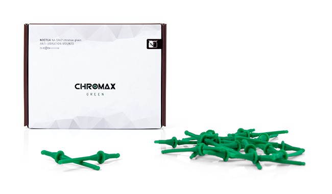 Noctua NA-SAV2 chromax.green Anti-Vibrationsset - zöld