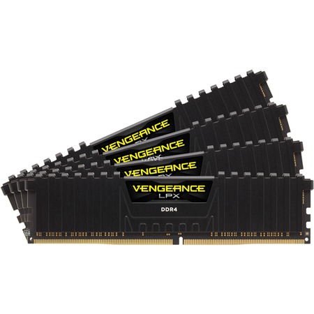 Corsair Vengeance LPX Series Black DDR4-2666, CL16 - 32 GB Kit (CMK32GX4M4A2666C16)