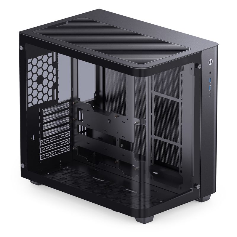 Jonsbo  TK-3 ATX, edzett üveg, fekete (TK-3 BLACK)