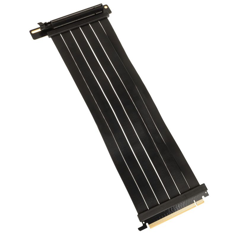 Kolink PCIe 5.0 Riser-Kabel, 90fok, x16 - fekete, 300mm (PGW-RC-MRK-010)
