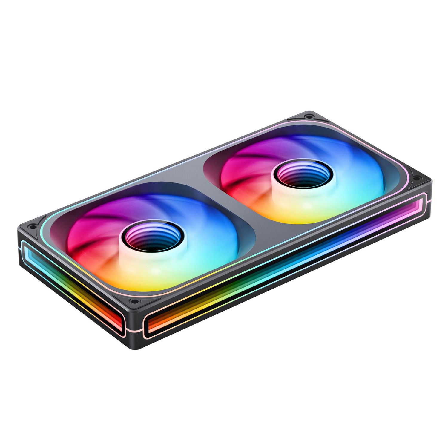 Jonsbo ZB-240 Infinity Mirror ARGB fordított légáram PWM  240mm, fekete (ZB-240BR)