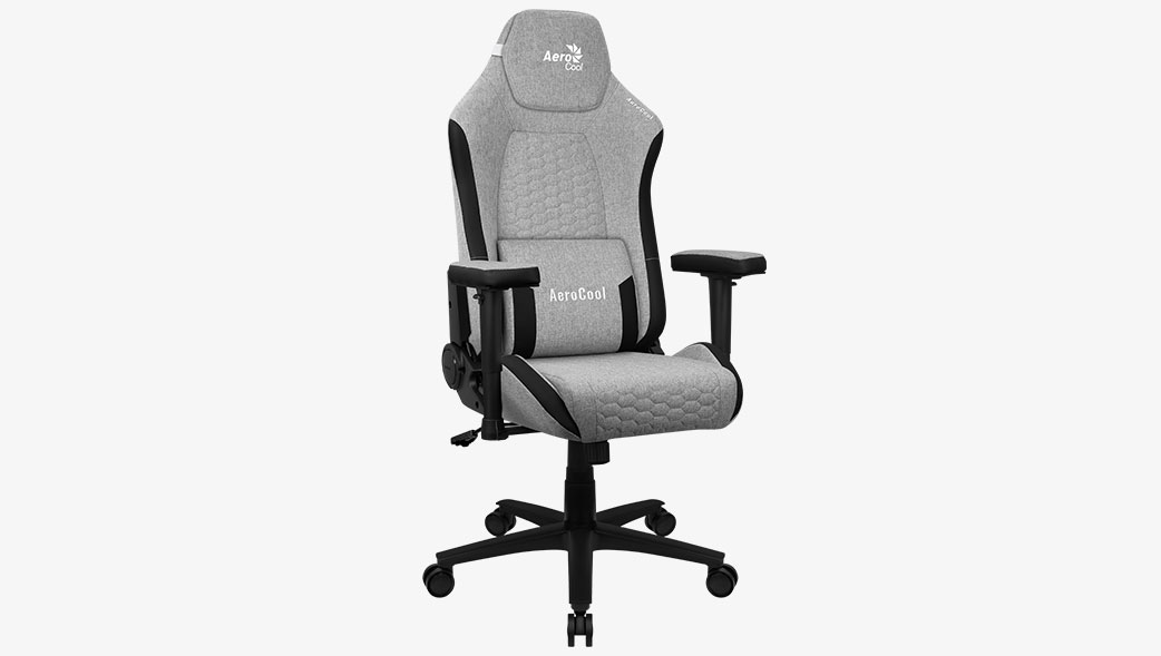 Aerocool CROWN AeroWeave Ash Grey Szürke Gamer szék (4711099471249)