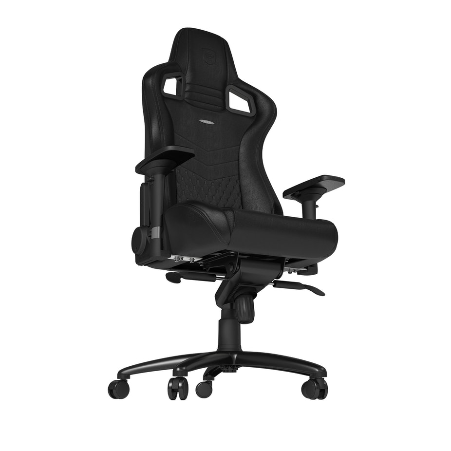 Gamer szék noblechairs EPIC Valódi Bőr Fekete (NBL-RL-BLA-001)