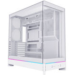 Montech HS02 PC-gépház, Midi-torony, ATX, edzett üveg, ARGB - fehér (HS02 (W))