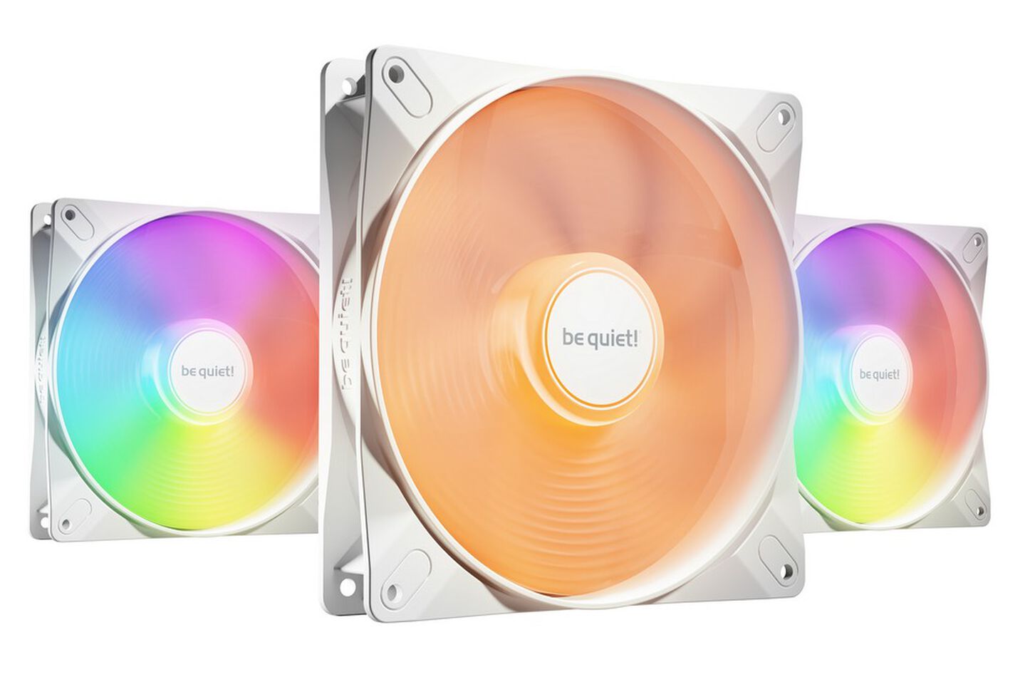 be quiet! Light Wings LX ARGB PWM ventilátor, Triple Pack - 140mm, fehér (BL128)