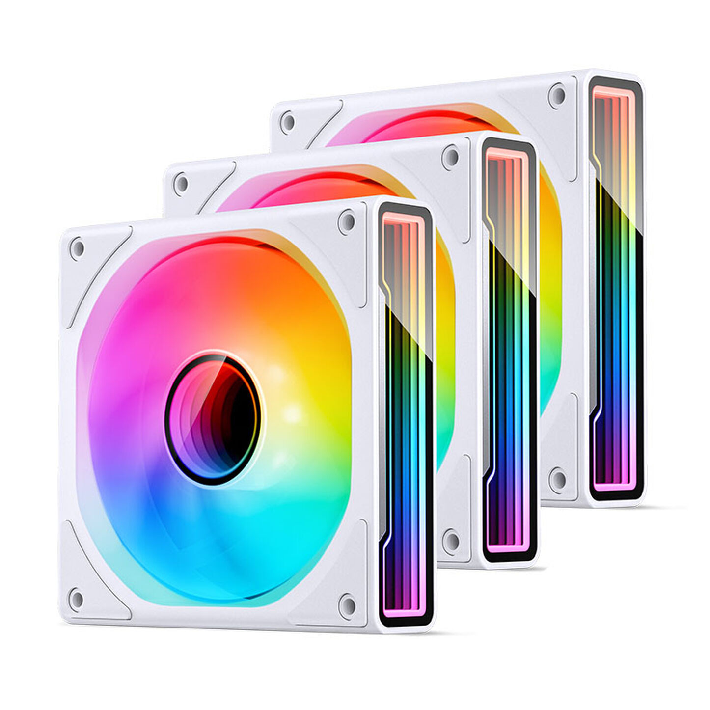 Jonsbo ZK-120W 3in1 ventilátor - A-RGB, fehér (ZK-120W 3IN1)