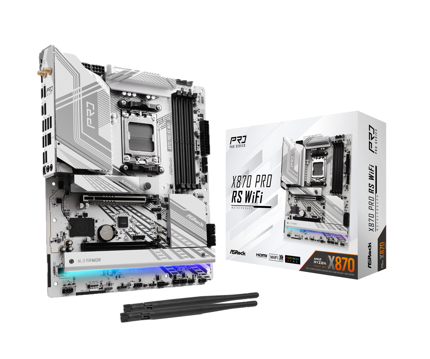 ASRock X870 Pro RS WiFi (90-MXBQ00-A0UAYZ)