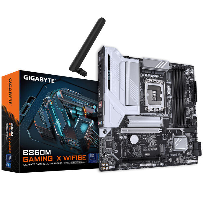 GIGABYTE B860M Gaming X WiFi6E LGA 1851, Intel B860, mATX, DDR5 (B860M GAMING X WIFI6E)