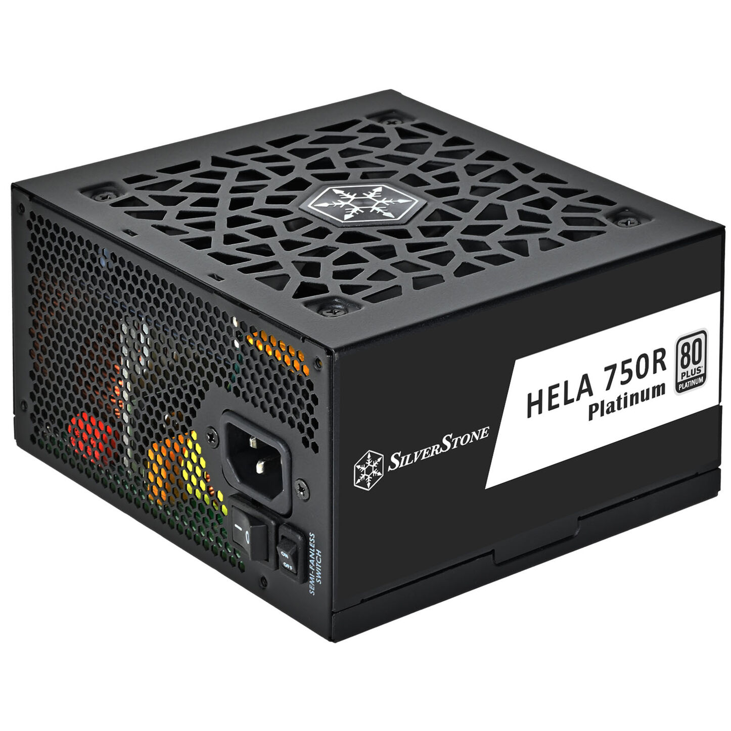 SilverStone HELA 750R 80 PLUS Platinum tápegység, ATX 3.1, PCIe 5.1 - 750 Watt (SST-HA750R-PM)