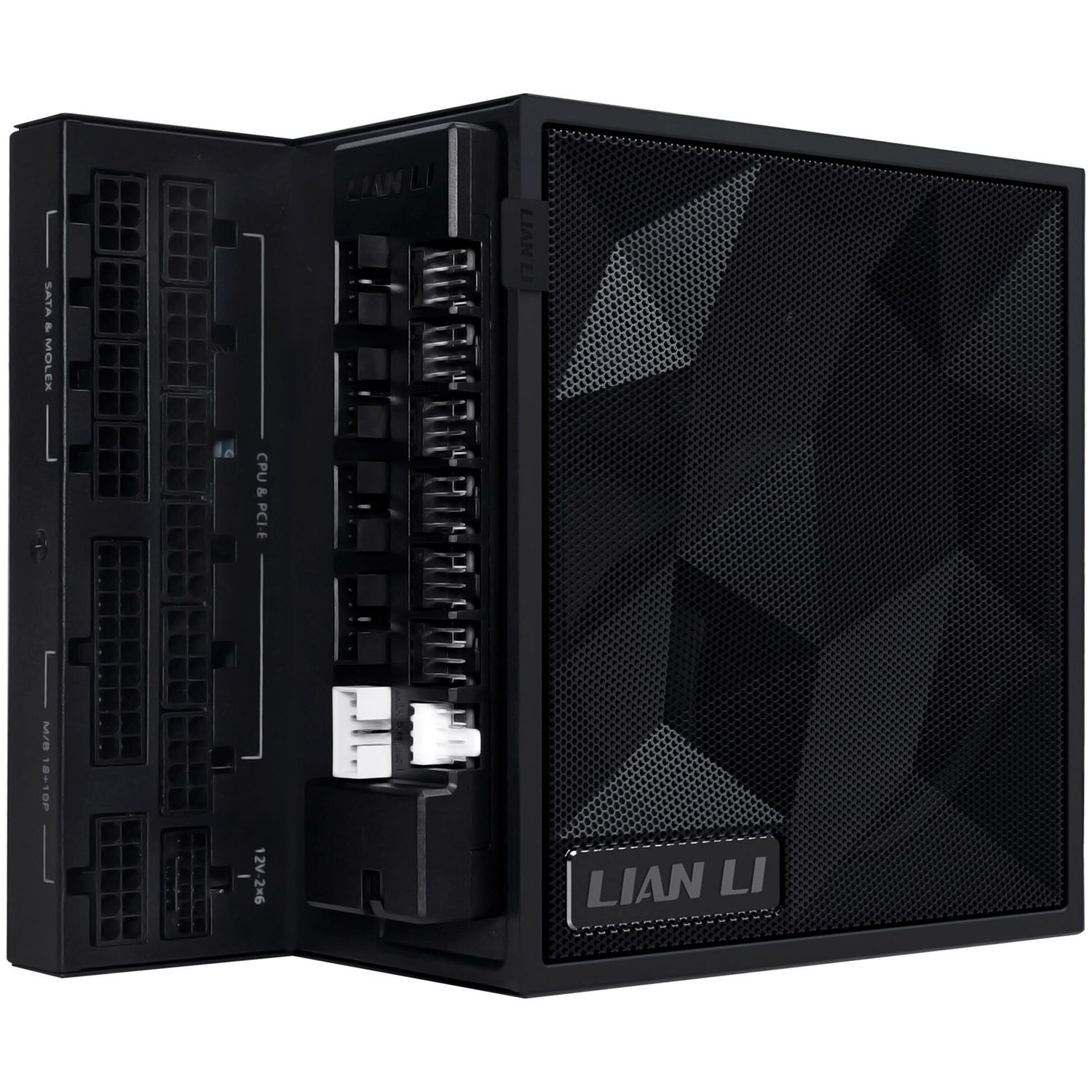 Lian Li EDGE GOLD 1000 80 PLUS Gold tápegység, PCIe 5.1, ATX 3.1 - 1.000 watt, fekete, USB hubbal (Edge Gold 1000W Black (with USB HUB))