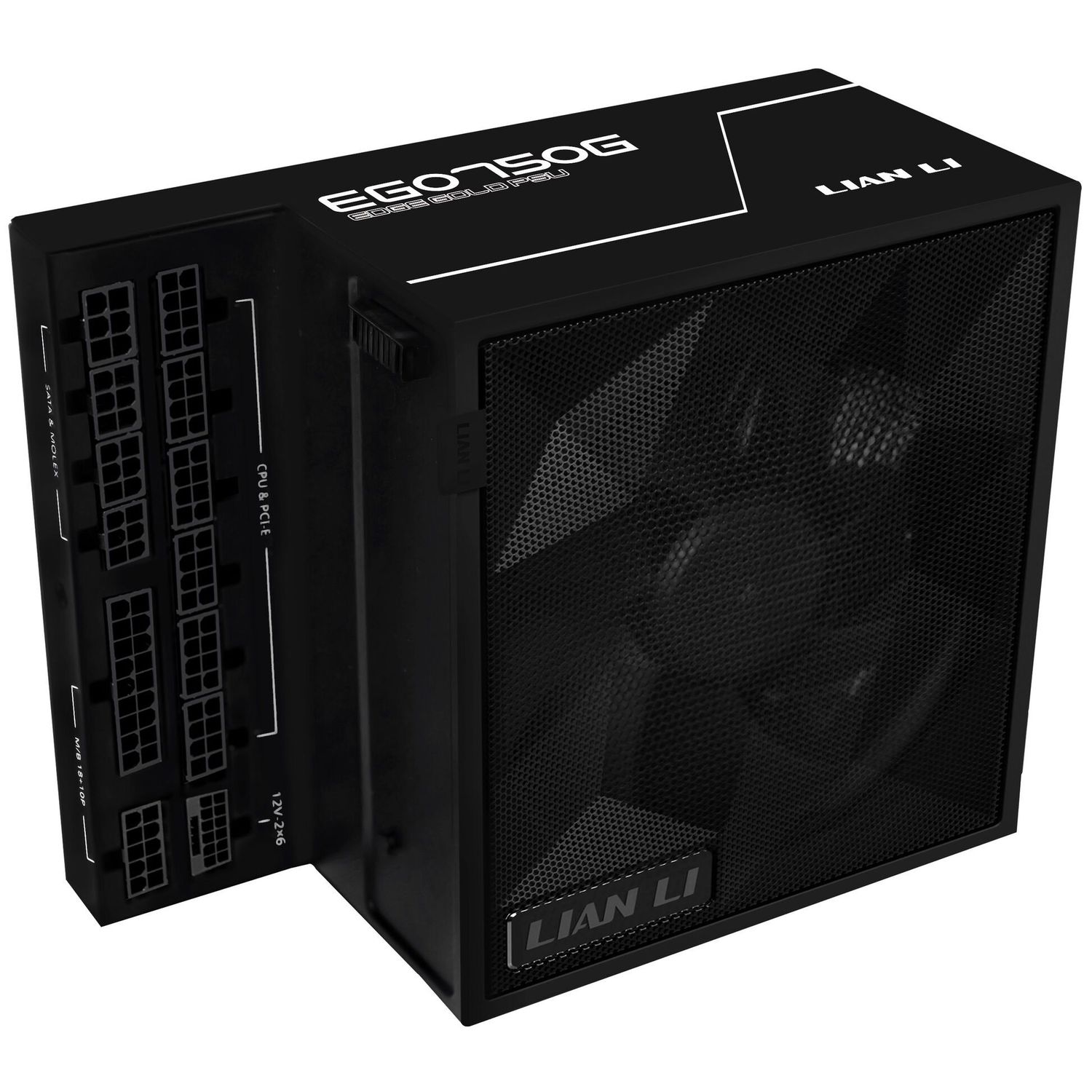 Lian Li EDGE GOLD 750 EDGE GOLD 750 80 PLUS Gold tápegység, PCIe 5.1, ATX 3.1 - 750 watt, fekete /Edge Gold 750W Black/