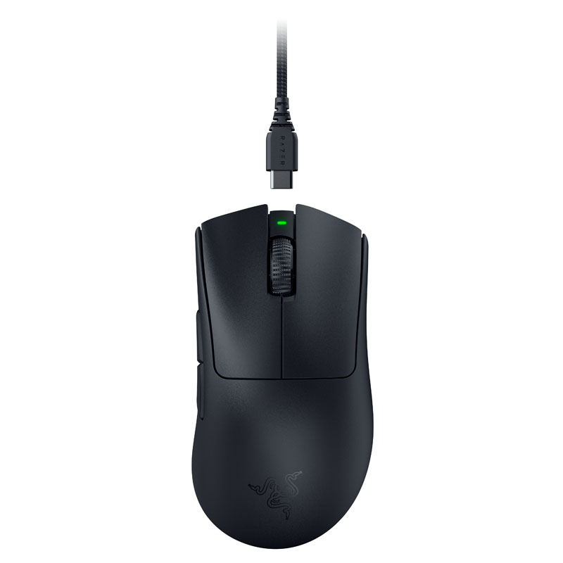 Razer DeathAdder V3 Pro Gaming egér - fekete, HyperPolling Wireless Dongle-lel (RZ01-04630300-R3WL)