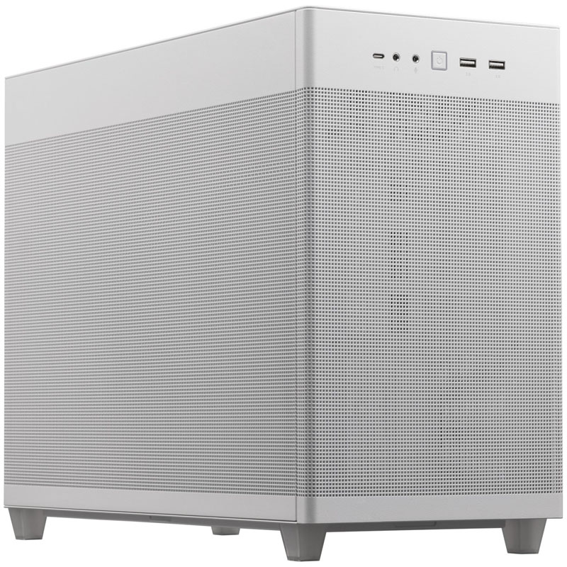 ASUS Prime AP201 Micro-ATX számítógépház, fehér (90DC00G3-B39000)