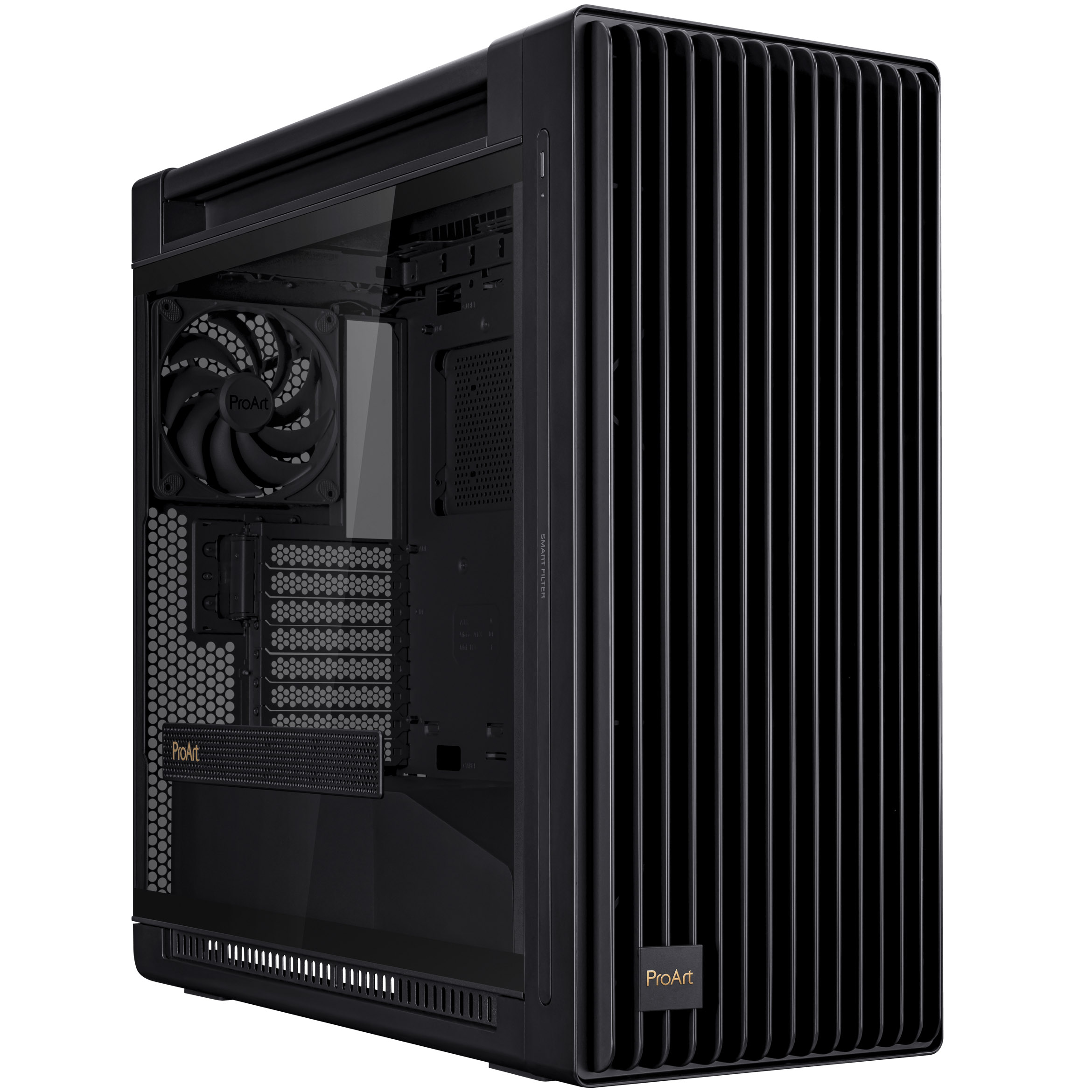 ASUS ProArt PA602 Midi-Tower, Tempered Glass - fekete (90DC00J0-B09000)