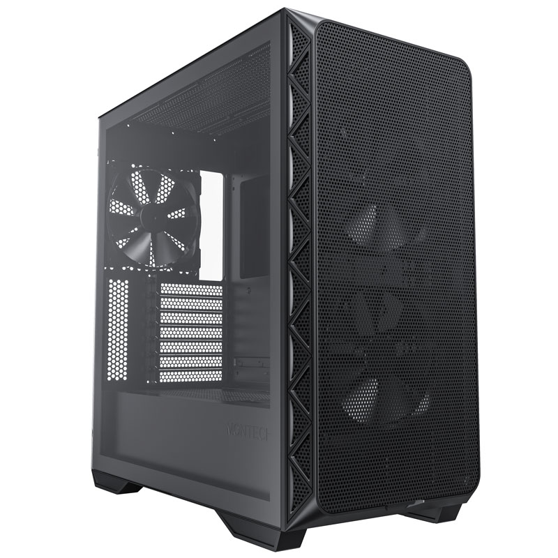 Montech AIR 903 Base Midi torony, edzett üveg - fekete (AIR 903 BASE B)