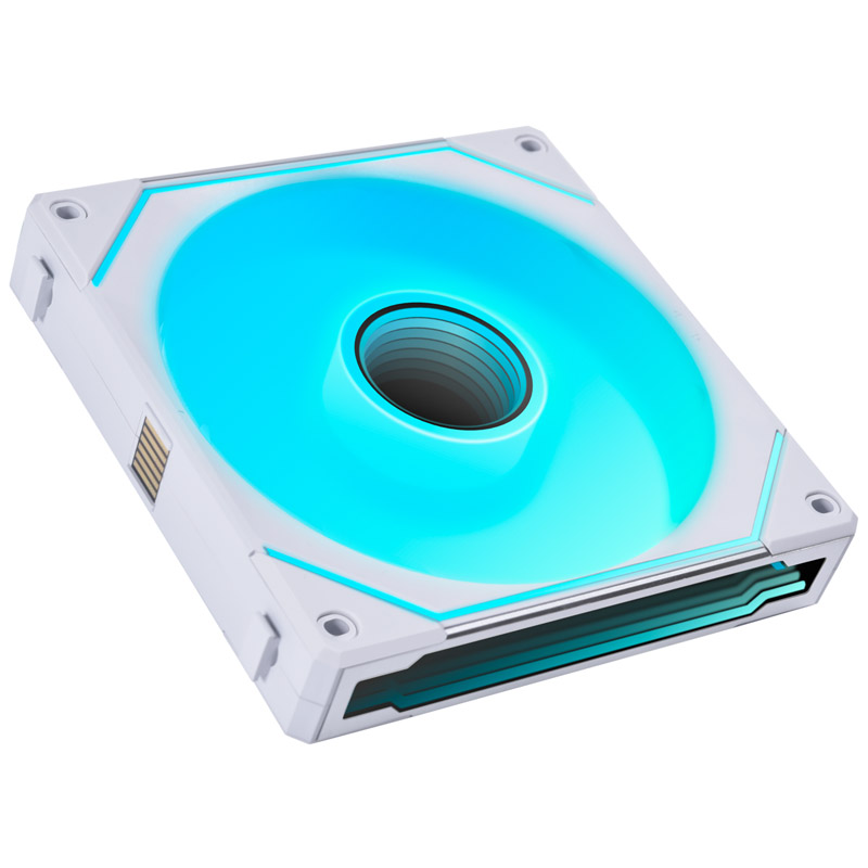 Lian Li UNI FAN SL-INF 140 ARGB Reverse Blade PWM Ventilátor - 140mm, fehér (UF-RSLIN140-1W)