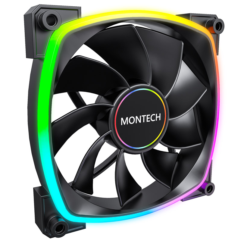 Montech RX140 PWM - fekete (RX140B)
