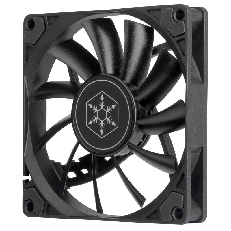 SilverStone Air Slimmer SST-AS90B SLIM ventilátor – 92 mm, fekete (SST-AS90B)