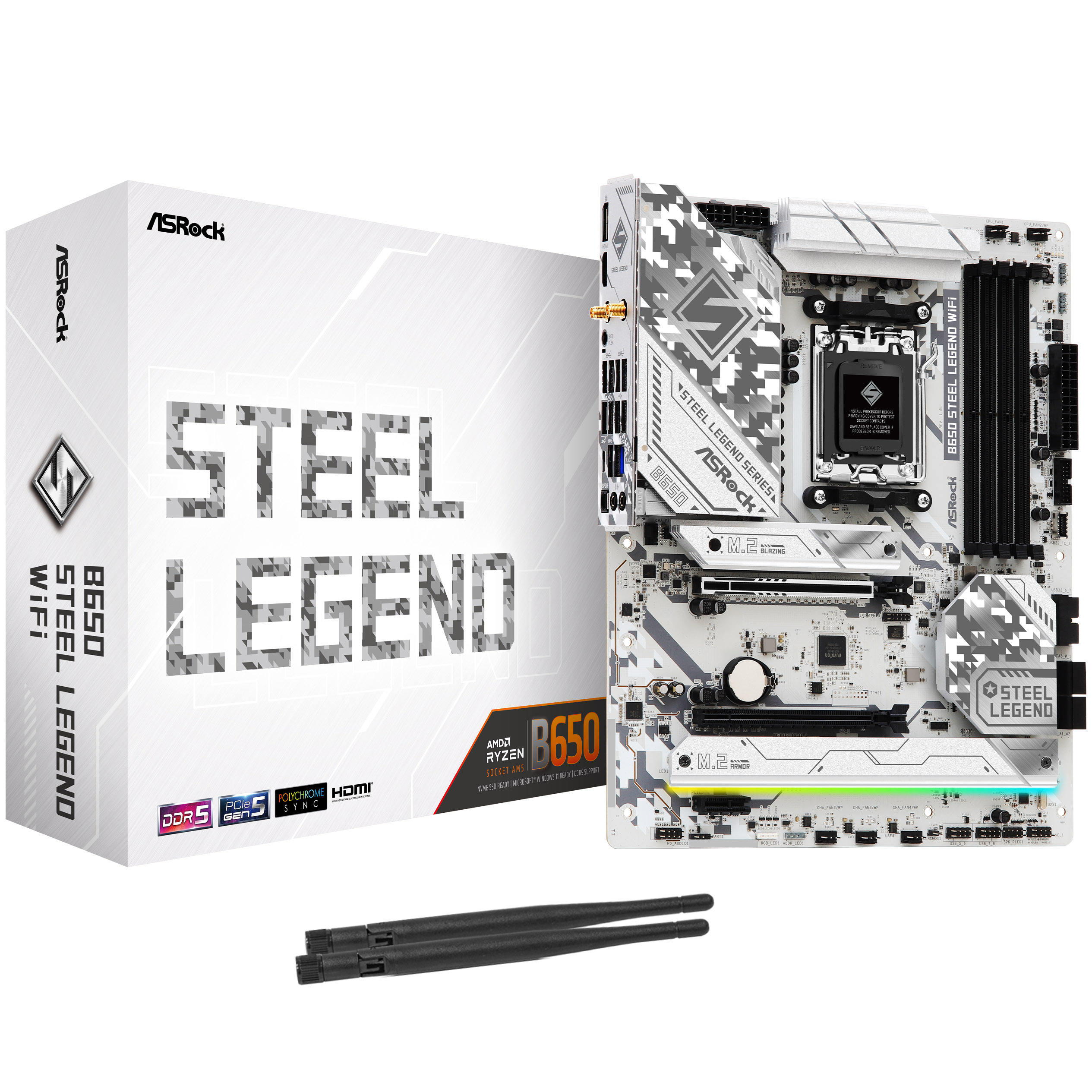 ASRock B650 Steel Legend WiFi, AM5, DDR5 (90-MXBN90-A0UAYZ)