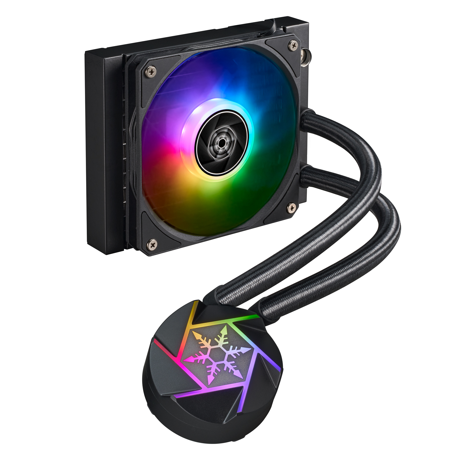 SilverStone VIDA 120 SLIM, teljes vízhűtés, fekete - 120mm(SST-VD120-SLIM)